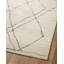 Kismet Geometric Machine Made Power Loom Polyester Area Rug in Ivory/Charcoal-78565250