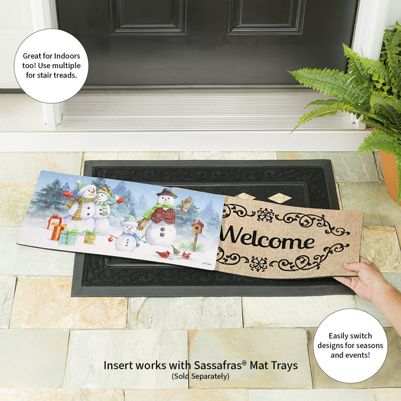 Tapis Snowman Family Sassafras