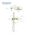 Pressure-Balanced Complete Shower System with Rough in-Valve