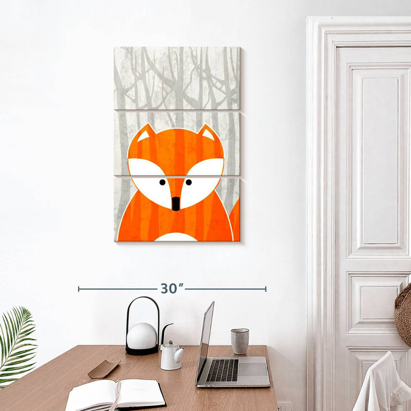 Brampt Woodland Fox, 32" H x 20" W
