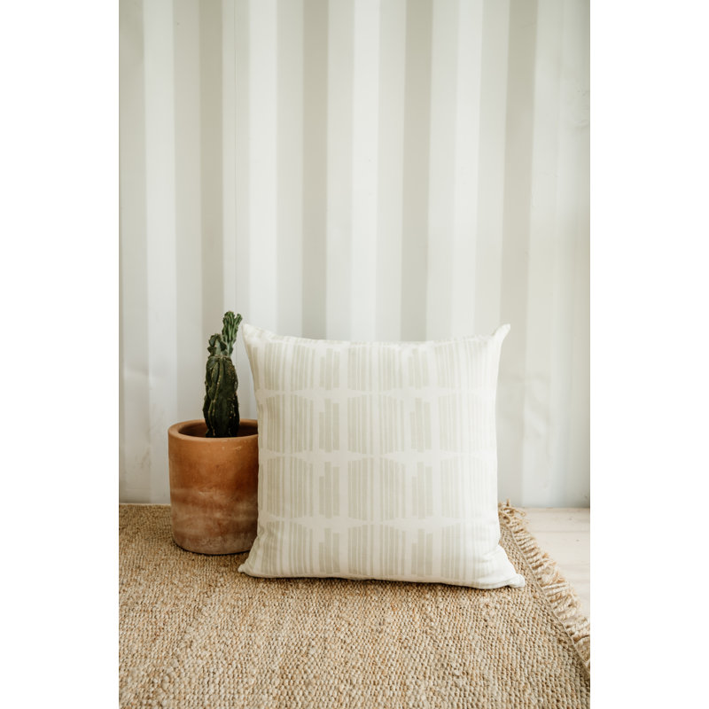 Marguerite Square Pillow Cover & Insert, 24" H x 24" W, Marguerite Neptune