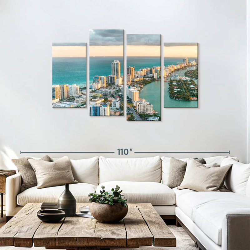 Lynelle South Beach Miami, 48" H x 75" W