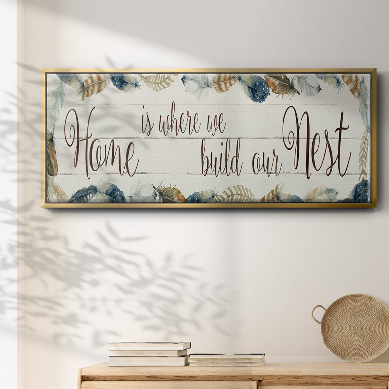 Home Nest- Framed Canvas