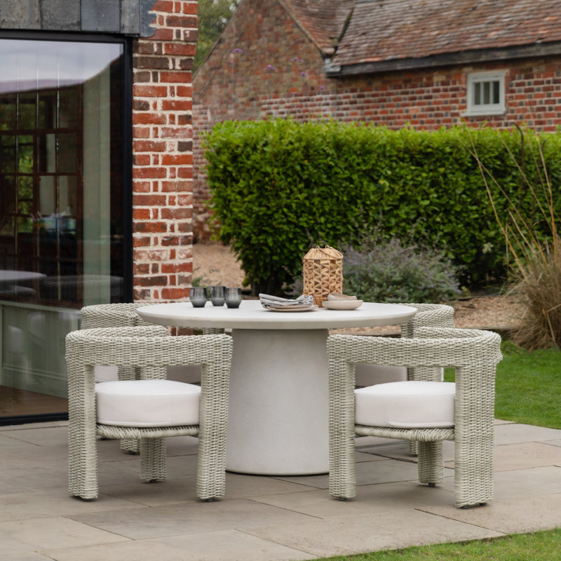 Circular Hvar Concrete Outdoor Table