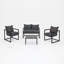 Ensemble de conversation d'extérieur Tapasi, chaises longues de patio avec coussins et table de bout-60144685