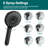 Topcraft 6-Inch Wall-Mounted High-Pressure Handheld Rain Showerhead
