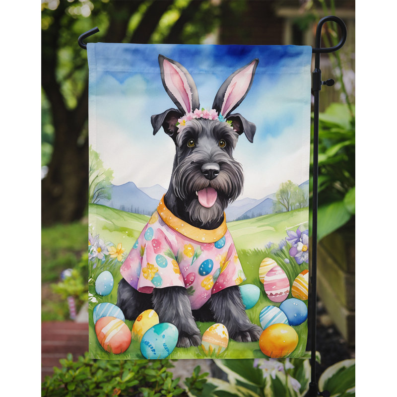 Easter Egg Hunt Double Sided 15.5'' H x 11.25'' W Polyester Easter Garden Flag