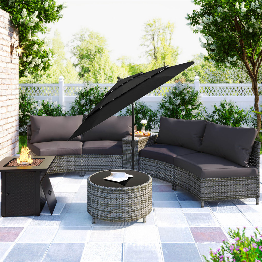 Alayah 2.5m Traditional Parasol