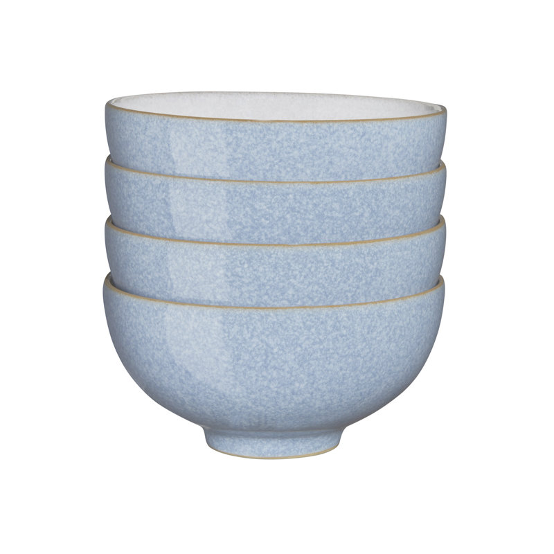Elements Set of 4 Rice Bowls, Blue