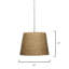 Luminaire suspendu empire 2 lumières Adriti