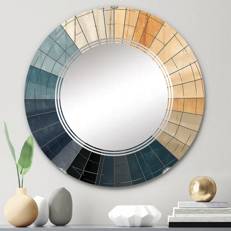 Figgy Circle Mirror, 24" x 24"