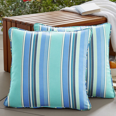  Stripe Indoor/Outdoor Throw Pillow