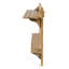 Table de bar de balcon en bois - 48,46 pouces de hauteur, 16,5 de largeur, 48 outils de long pour l'assemblage sont offerts aux adultes