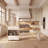 78.8" Rolling Kitchen Island With 3-Stage Extendable Dining Table-1906777840