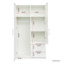 Armoire de cuisine à grande capacité avec deux portes, tiroirs et plusieurs espaces de rangement pour une meilleure organisation