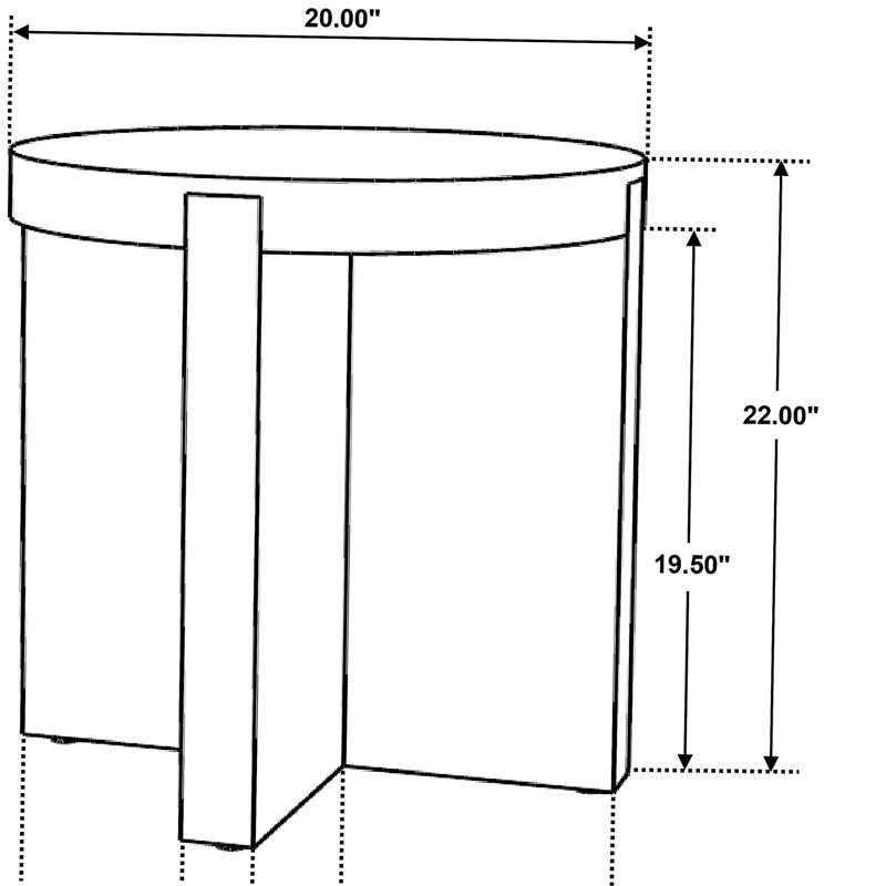 Table d'appoint Alexander Brown