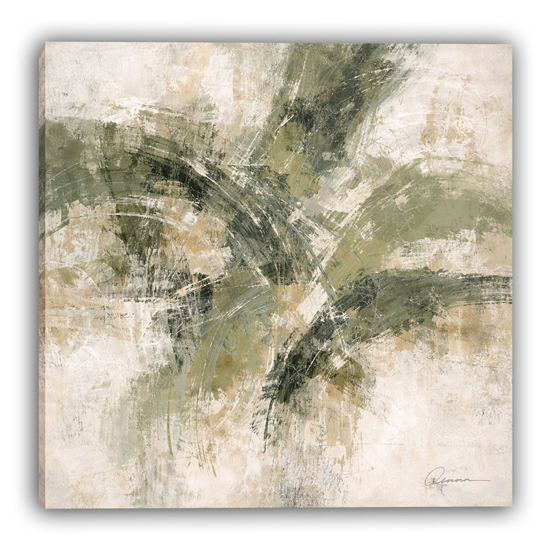 Quiet Olive Mark Wrapped Canvas Wall Art, 40"W x 40"H x 1.5"D