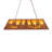 48" Long Tall Pines Oblong Pendant