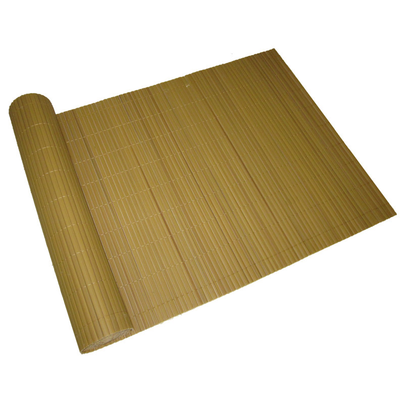 Dania Plastic Yard/Privacy Fence, Bamboo, 90 x 500cm