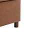Banc de rangement en simili cuir Calletana