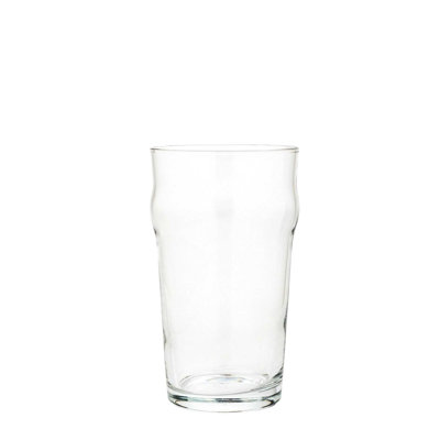 Ensemble de 12 verres à bière Nonic de 20 oz, sans plomb, à rebords larges, en verre transparent, pour bières ou IPA, durable