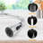 JS Pull Down Single Handle Kitchen Faucet with Deck Plate 3 Spray Modes Eco Water Saving-86643911