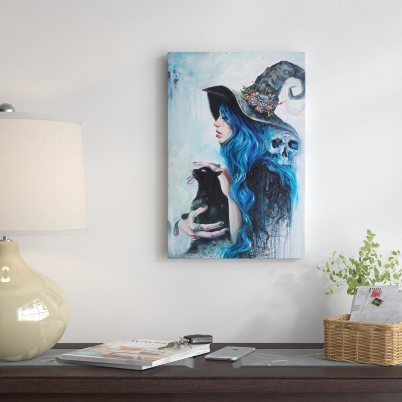 «Blue Valentine» par Tanya Shatseva, estampe numérique sur toile tendue, H 18 po x l 12 po x P 1,5 po