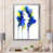 Impression argent sur toile encadrée
