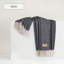 Pinstripe Cashmere/Lambswool Throw-1784883585
