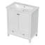 Meuble-lavabo simple 30 po avec plateau en céramique Deyanira-1017030441