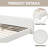 Cozy Bounce Upholstered Bed - A Dreamy and Comfortable Addition to Your Bedroom, Perfect for Modern and Minimalist Spaces-931999024