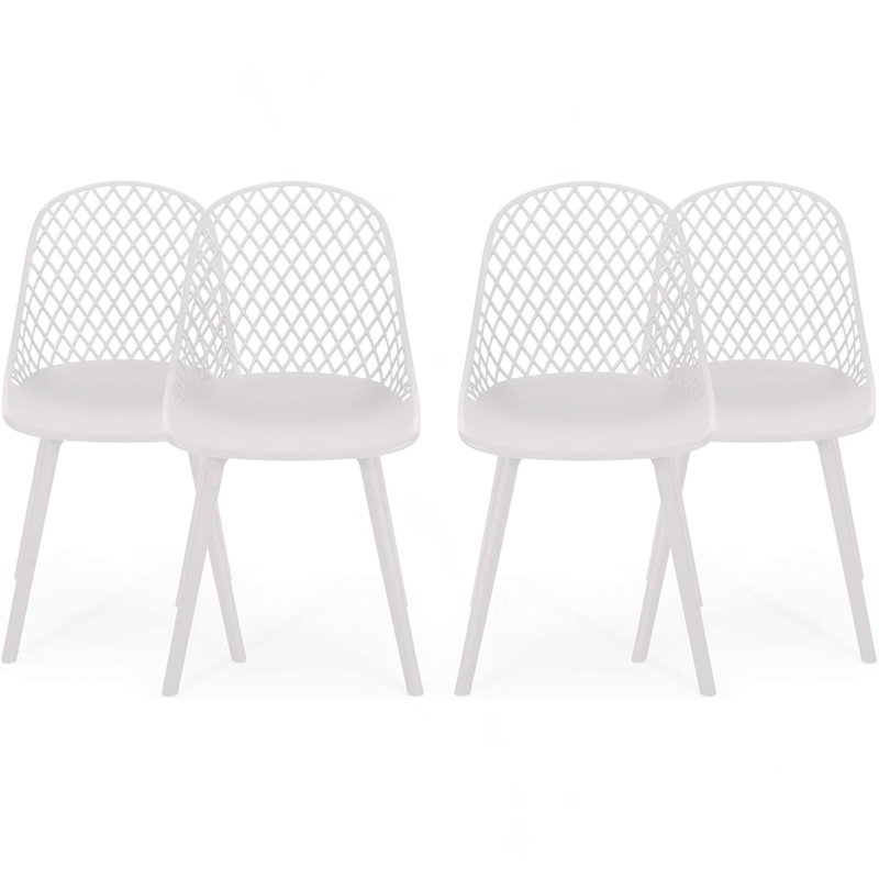 CHAISE LILY (ENSEMBLE DE 4), Blanc