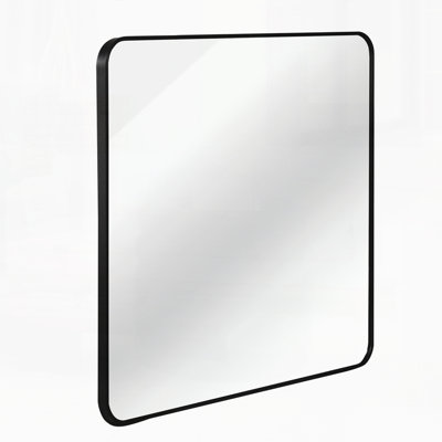 36in x 36in Inch Metal Framed Square Bathrrom Mirror for Wall