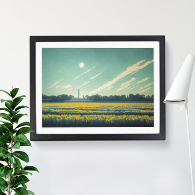Intriguing Bluebell Field - Framed Print