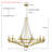Shellman 12-Light Dimmable Chandelier