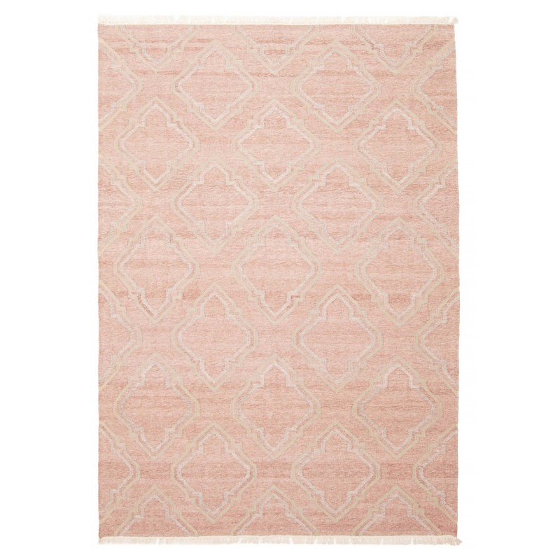 Tapis unique corail kilim 5 pi 3 po x 7 pi 7 po Ankara