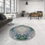 Tapis vert/blanc tissé à la machine-513775174