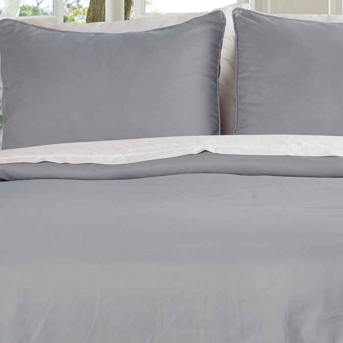 Ensemble de housse de couette , Très grand, Argent