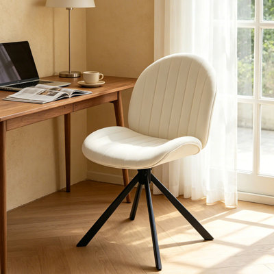 Chaise de bureau rembourrée pivotante pour bureau à domicile