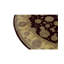 Hand-Knotted High-Quality Beige and Ivory Round Area Rug