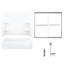 60" W x 73" H Frameless Rectangle Sliding Tub & Shower Kit with Towel Bar and Base Included-1733456133