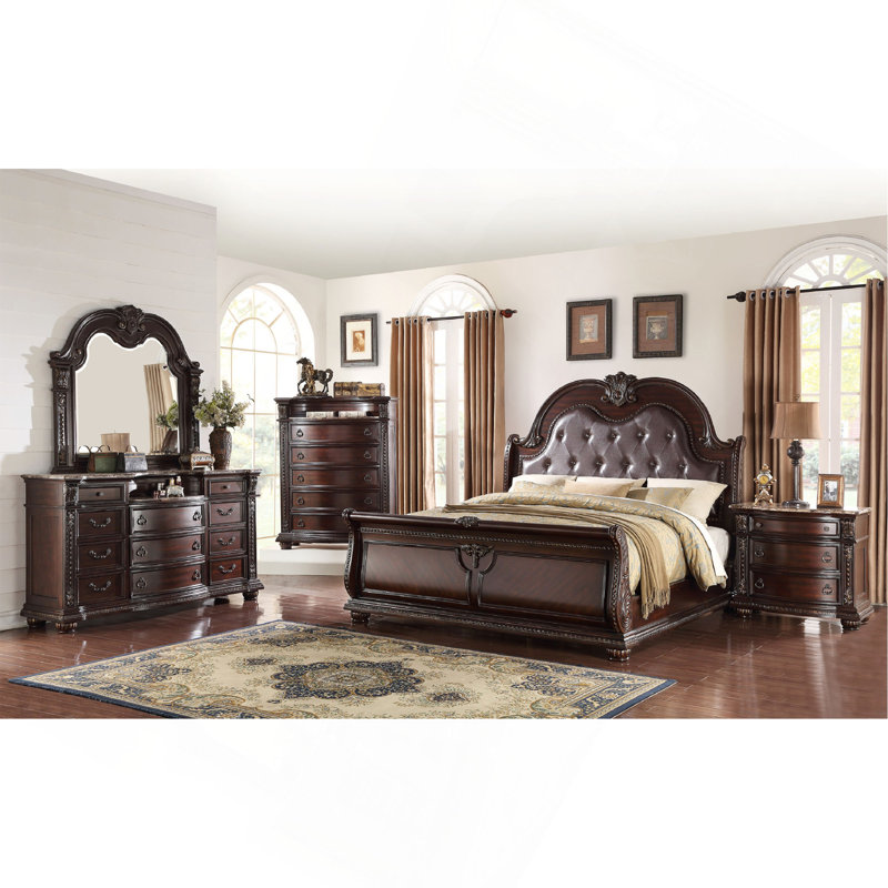 Meuble en bois massif 1pc, Cerisier brun