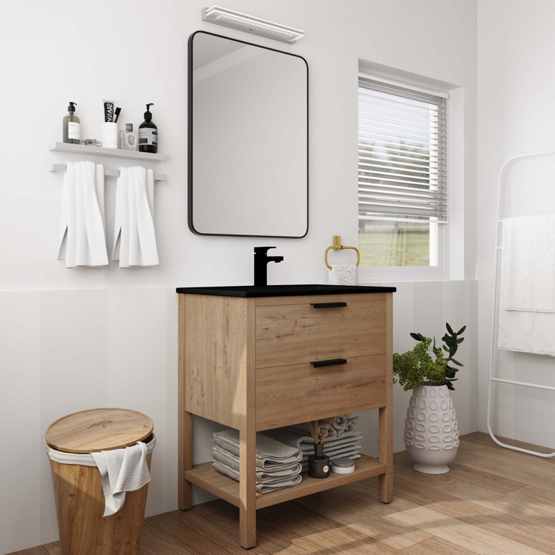 Contreplaqué de meuble-lavabo avec 2 tiroirs