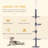 9' Adjustable Height Floor-To-Ceiling Vertical Cat Tree - Grey And White