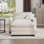 Fauteuil d'appoint simple à siège profond avec repose-pieds avec un coussin, fauteuil d'appoint et repose-pieds-823289368