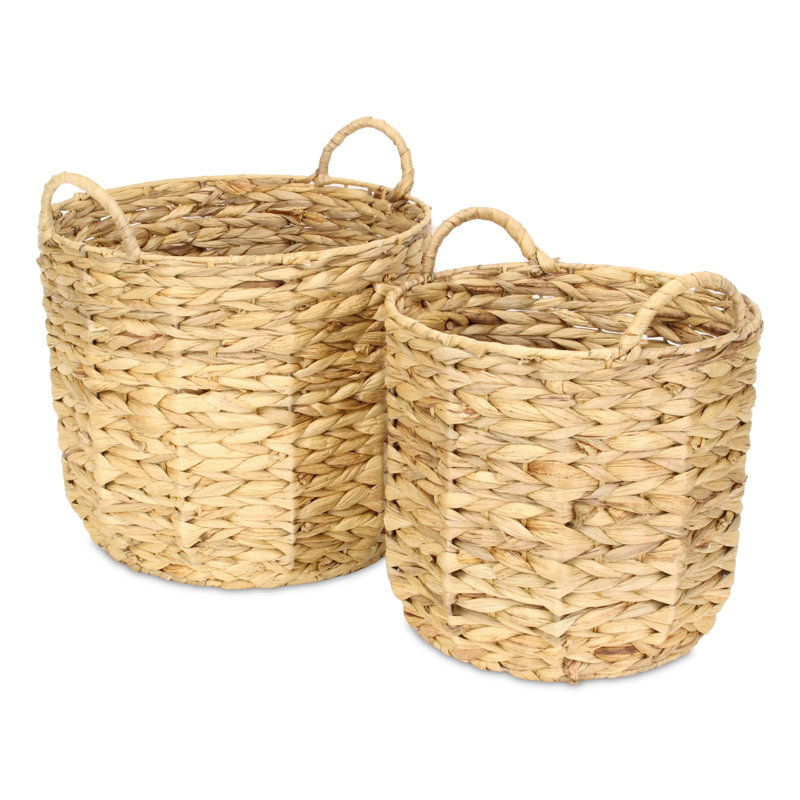 Ensemble de 2 paniers en osier