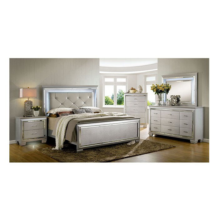 Ensemble de chambre à coucher configurable par panneau Sidney