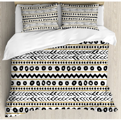 Striped Eclectic Duvet Cover