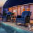 Wellford 2 - Person Wicker Patio Dining Set with , Cushions Included-2132104172