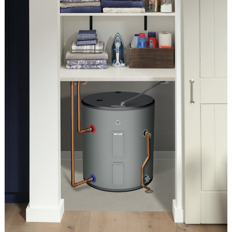 GE 26 Gallon Side Port Lowboy Electric Water Heater